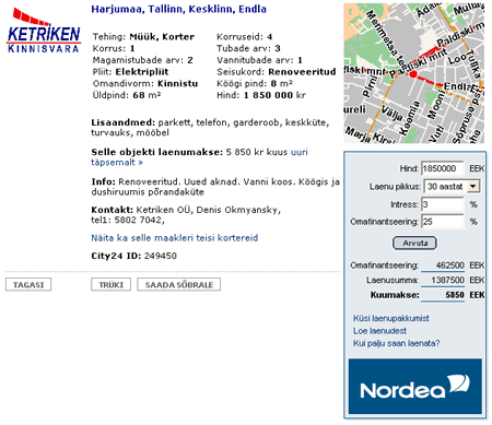 Masendav kinnisvarakuulutus