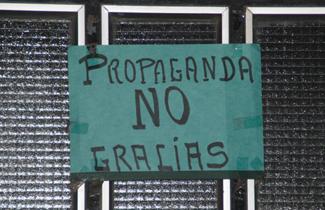 No propaganda